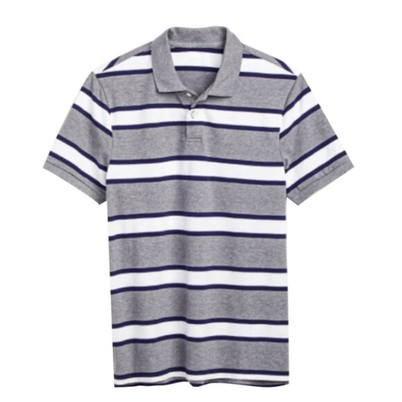 Old Navy Men's Striped Moisture-Wicking Pro Polo M - Picture 1 of 6